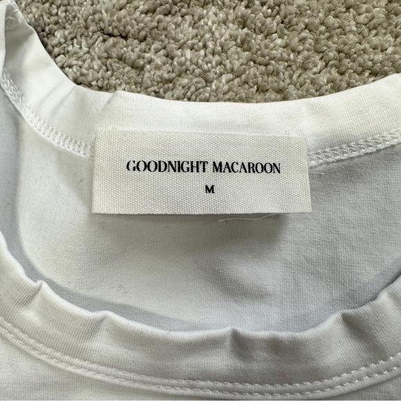 Goodnight Macaroon Aimee Front Tied Wrap Tank Dress Sleeveless in White Size M - Picture 8 of 12